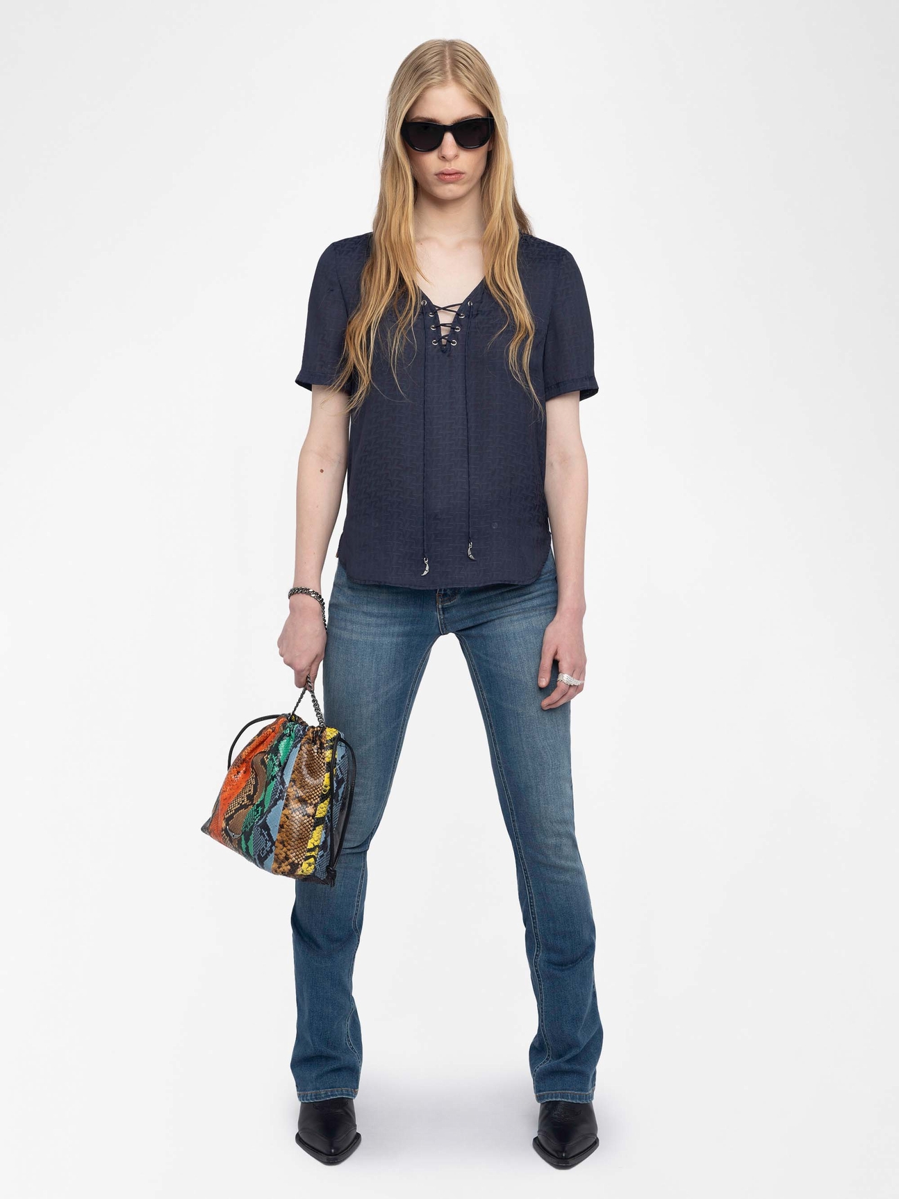 TERZO SATIN TOP