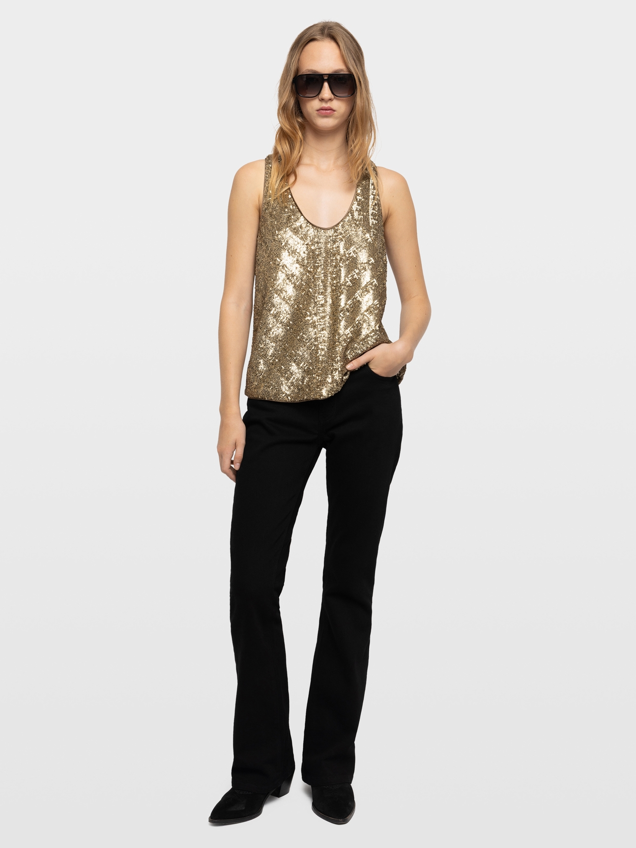 TARYS SEQUINS TOP