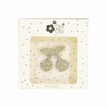 BROCHE PAILLETTE 6CM - OBI OBI - CERISE OR - 1