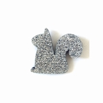 BROCHE OU PIN S - LES PETITES HIRONDELLES - ECUREUIL ARG - 1