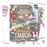 CARNET DE VOYAGE MINIS MONDES - LES MINIS MONDES - CARNET CANADA 4 ANS - 1