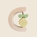 HOCHET BEBE COULEURS - KMR CHILDWOOD - CITRON - 1