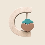 HOCHET BEBE COULEURS - KMR CHILDWOOD - NOISETTE - 1