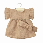 ROBE DAISY - MINIKANE - HEADBAND LIN NOISETT - 1