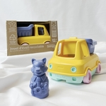 PREMIERS CAMIONS-TRAINS - LE JOUET SIMPLE - JAUNE - 1