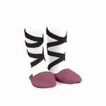 AMIGAS GORDIS CHAUSSONS - MINIKANE - LIE DE VIN - 1