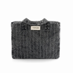 SAC 24H COTON CELESTIN - RIVE DROITE - STRIPED BLACK DENIM - 1