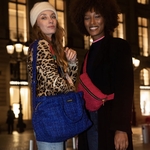 CITY BAG SAUVAL - RIVE DROITE - TWEED BLEU - 1