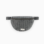 BANANE CUSTINE XL - RIVE DROITE - STRIPED BLACK DENIM - 1