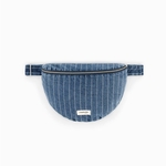 BANANE CUSTINE XL - RIVE DROITE - STRIPED BLUE DENIM - 1