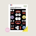 GRAND STICKER REFLECHISSANT - RAINETTE - FACE - 1