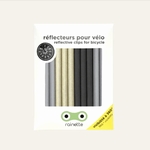 REFLECTEURS POUR ROUES DE VELO - RAINETTE - ARGENT OR NOIR - 1
