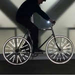 REFLECTEURS POUR ROUES DE VELO - RAINETTE - ARGENT OR NOIR - 2