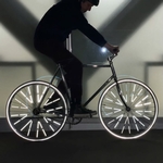 REFLECTEURS POUR ROUES DE VELO - RAINETTE - GRIS ANTHRACITE - 2