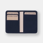 MINI PORTE FEUILLE PRESSION - LES ATELIERS FOURÈS - MARINE - 2