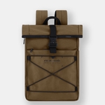 SAC A DOS TOILE ET CUIR - LES ATELIERS FOURÈS - DESERT - 1