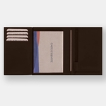 PORTEFEUILLE EUROPEEN DOUBLE P - LES ATELIERS FOURÈS - MARRON - 2