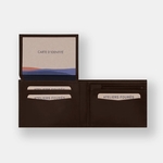 PORTEFEUILLE ITALEN DOUBLE P - LES ATELIERS FOURÈS - MARRON - 2