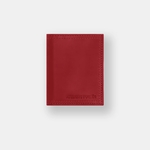 PORTE 10 CARTES DOUBLE PIQURE - LES ATELIERS FOURÈS - ROUGE - 1