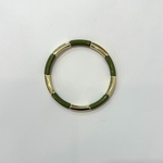 BRACELET ELASTIQUE GM - BIJOUX B - KAKI - 1