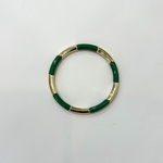 BRACELET ELASTIQUE GM - BIJOUX B - VERT - 1