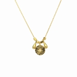 COLLIER SUNNY DAY DROP - COLOMBE A PARIS - PLAQUE OR - 1