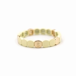 BRACELET COLORE METAL EMAILLE - SELECTION MAISON PLUME - VERT POMME - 1
