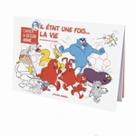 CAHIER DE DESSIN ANIME - SELECTION MAISON PLUME - UNE FOIS LA VIE - 1
