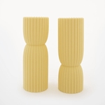 VASE DUO - MIMO - JAUNE PASTEL - 1