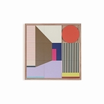 DECO MURALE BOIS 48 X 48 CM - TAQUIN - BONAIRE - 1