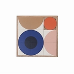 DECO MURALE BOIS 48 X 48 CM - TAQUIN - GLOBE - 1