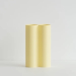 VASE ALVARO 1 - WARREN ET LAETITIA - JAUNE PASTEL - 1