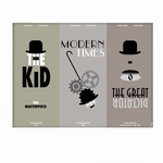 AFFICHE 30X40 - LINO LA TOMATE - TRIO CHAPLIN - 1