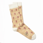 CHAUSSETTES HOMARD 22CM - ROYALTIES - RAYE CITRON - 1