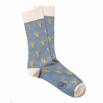 CHAUSSETTES HOMARD 22CM - ROYALTIES - RAYE DENIM - 1