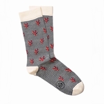 CHAUSSETTES HOMARD 22CM - ROYALTIES - RAYE MARINE - 1