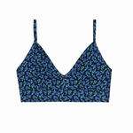 BRASSIERE COTON BIO - WE ARE JOLIES - MINI FLEURS BLEU - 1