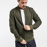 PEDRO SWEAT ZIPPE PIQUE - LA GENTLE FACTORY - KAKI - 1