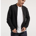 PEDRO SWEAT ZIPPE PIQUE - LA GENTLE FACTORY - NOIR - 1