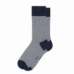 CHAUSSETTE ROBUSTE - LE SLIP FRANÇAIS - MARINE BLANC - 1