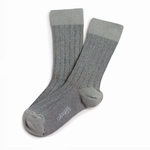 CHAUSSETTE GRAIN DE CAVIAR - COLLEGIEN - GRIS GALET - 1