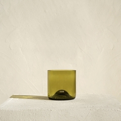 VERRES - Q DE BOUTEILLE - FEUILLE MORTE - 1