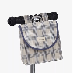 SAC A GUIDON JACK - MINIKANE - CARREAUX BLEU - 1