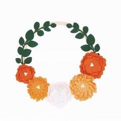 COURONNE DE FLEURS - AGENT PAPER - FLAMBOYANTE - 1