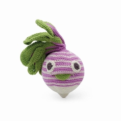 GROS HOCHET BEBE COTON BIO - MYUM - LE GROS NAVET RAYE - 1