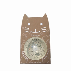 BALLON BULLES 12CM - RATATAM - BULLE ARGENT - 1