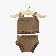 LES PETITS BASIQUES - MINIKANE - DESSOUS FILLE MOKA - 1