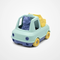 PREMIERS CAMIONS-TRAINS - LE JOUET SIMPLE - CAMIONPOMPIER PASTEL - 1