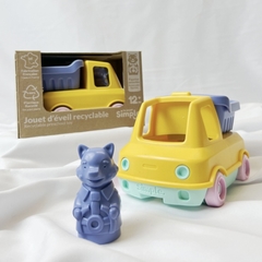 PREMIERS CAMIONS-TRAINS - LE JOUET SIMPLE - JAUNE - 1
