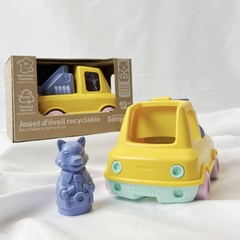 PREMIERS CAMIONS-TRAINS - LE JOUET SIMPLE - JAUNE - 2